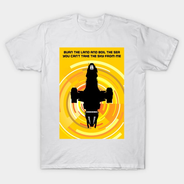 Firefly Poster - Yellow T-Shirt by Blade Runner Thoughts